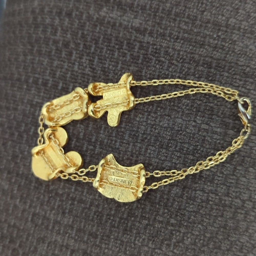 Disney Mickey Mouse Sliding Charm Enameled Bracelet - Picture 3 of 4